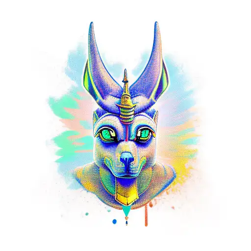 Anubis tattoo design idea