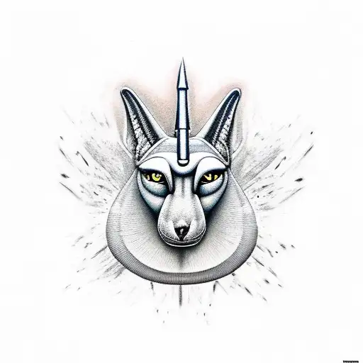 Anubis tattoo design idea