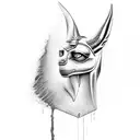 Anubis tattoo design idea