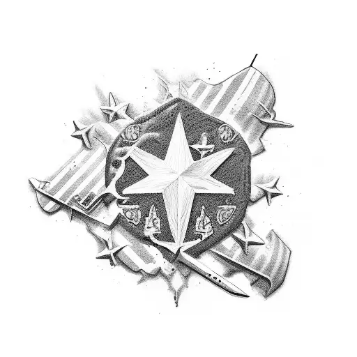 military, Texas, family, sacrifice tattoo design idea