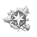 military, Texas, family, sacrifice tattoo design idea