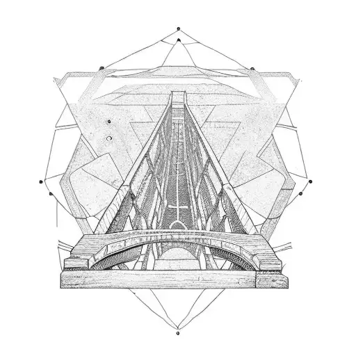 uncle eat the bridge  tattoo design idea