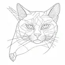 japanese cat tattoo design idea