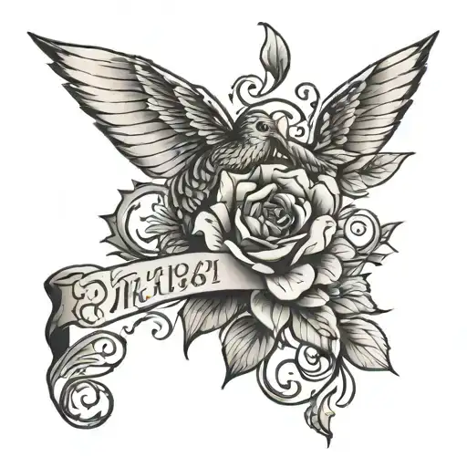 birth date tattoo tattoo design idea