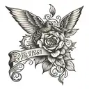 birth date tattoo tattoo design idea