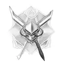 Damocle Sword tattoo design idea