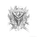 Damocle Sword tattoo design idea