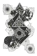 Sacred Geometry tattoo design idea