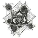 Sacred Geometry tattoo design idea