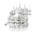 A museum building with intricate architectural details tattoo design idea