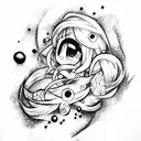 Anime tattoo design idea