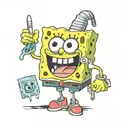 Emo spongebob squarepants spongebob tattoo design idea