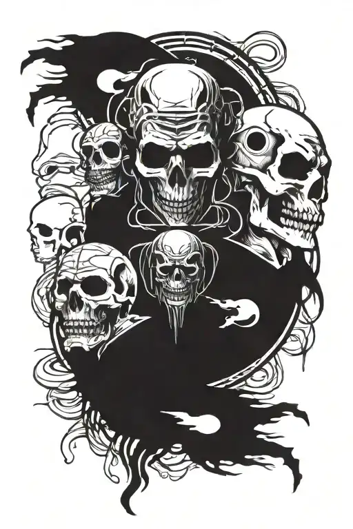 System of a down x Slipknot S logo incorporating elements tattoo design idea