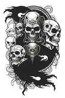 System of a down x Slipknot S logo incorporating elements tattoo design idea