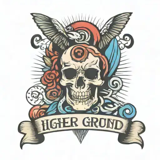 Higher Ground Tattoo Co. Logo  tattoo design idea