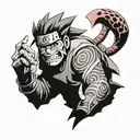 Edo Tensei Orochimaro Naruto tattoo design idea
