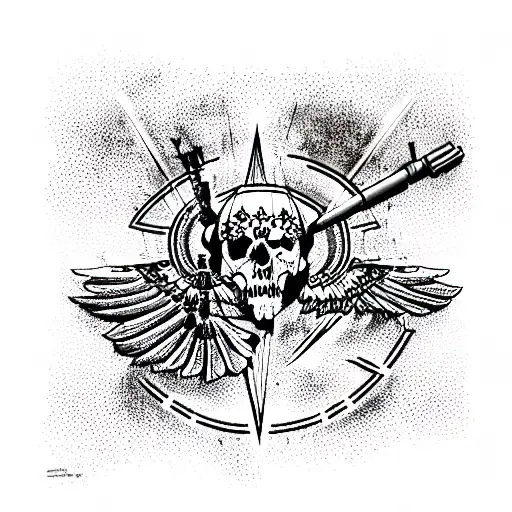 war,ukraine, the death of Russia tattoo design idea