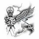 war,ukraine, the death of Russia tattoo design idea