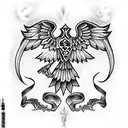 war,ukraine, the death of Russia tattoo design idea