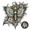 small back tattoo design idea