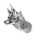 fox devil sabre zoro tattoo design idea