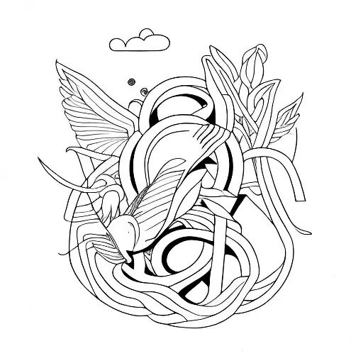 memorial using LLL  tattoo design idea