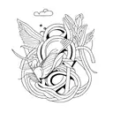 memorial using LLL  tattoo design idea