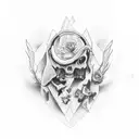 memorial using LLL  tattoo design idea