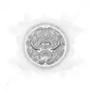 tomoe symbol tattoo design idea