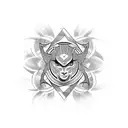 tomoe symbol tattoo design idea