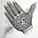 underground hand tattoo tattoo design idea
