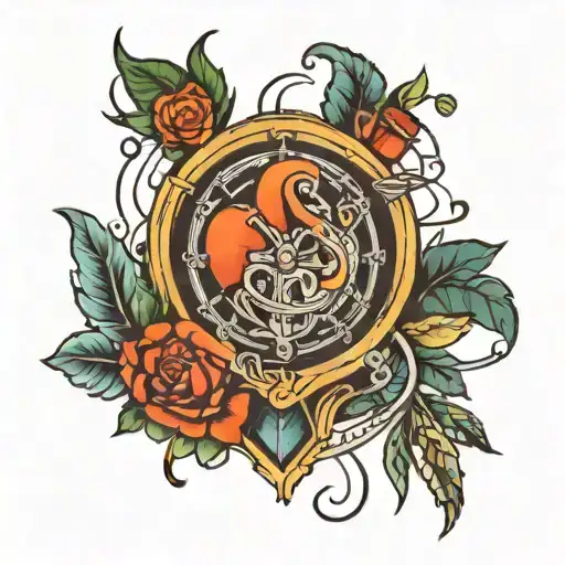 cardio graph tattoo design idea