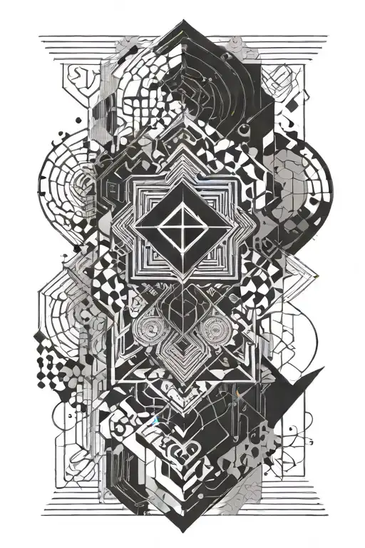 words: karma, truth and trust, love and hate, limitless tattoo design idea