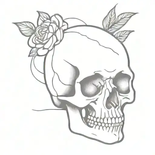 memento mori memento vive tattoo design idea