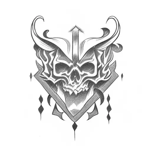 witchcraft font tattoo design idea