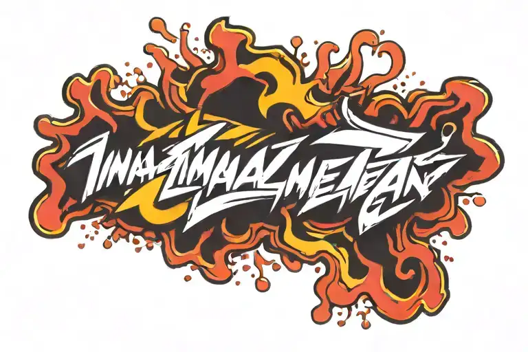 Inazuma Eleven logo tattoo design idea