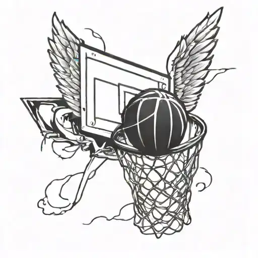 Basketball hoop and ball' Men's Premium Tank Top | Spreadshirt