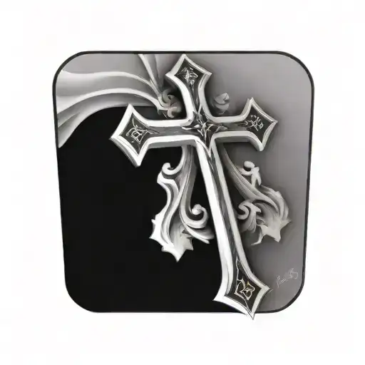 Christian Cross tattoo design idea