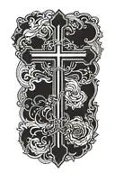Christian Cross tattoo design idea