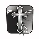 Christian Cross tattoo design idea