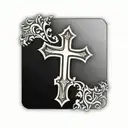 Christian Cross tattoo design idea