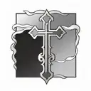 Christian Cross tattoo design idea