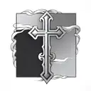 Christian Cross tattoo design idea