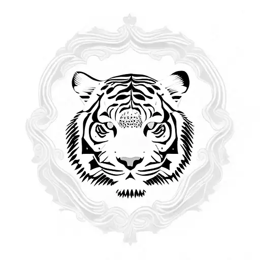 Consider a sleek tiger silhouette with the name "MAYA" subtly integrated into the stripes, creating a minimal and meanin tattoo design idea