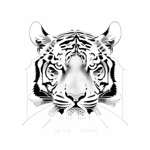 Consider a sleek tiger silhouette with the name "MAYA" subtly integrated into the stripes, creating a minimal and meanin tattoo design idea