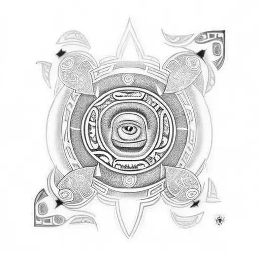 I want a Maori style tattoo that represents my mother, my date of birth 06/24/1975, my children Lucas and Ana Carolina.  tattoo design idea