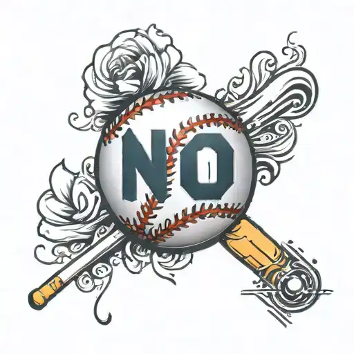 fast pitch softball with the number 99 on it and the name "Ski" tattoo design idea