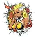 storm xmen tattoo design idea