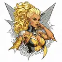 storm xmen tattoo design idea