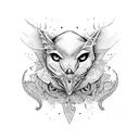 leather and lace tattoo design idea